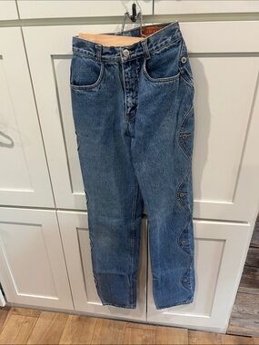 VINTAGE 90s Lawman Western Side-Button High Rise size 3/ 24